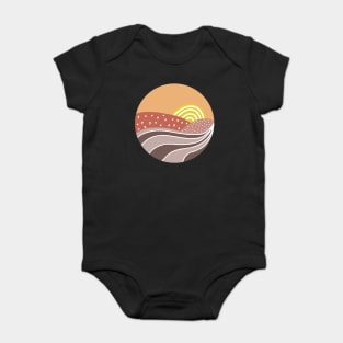 Boho Landscape Baby Bodysuit